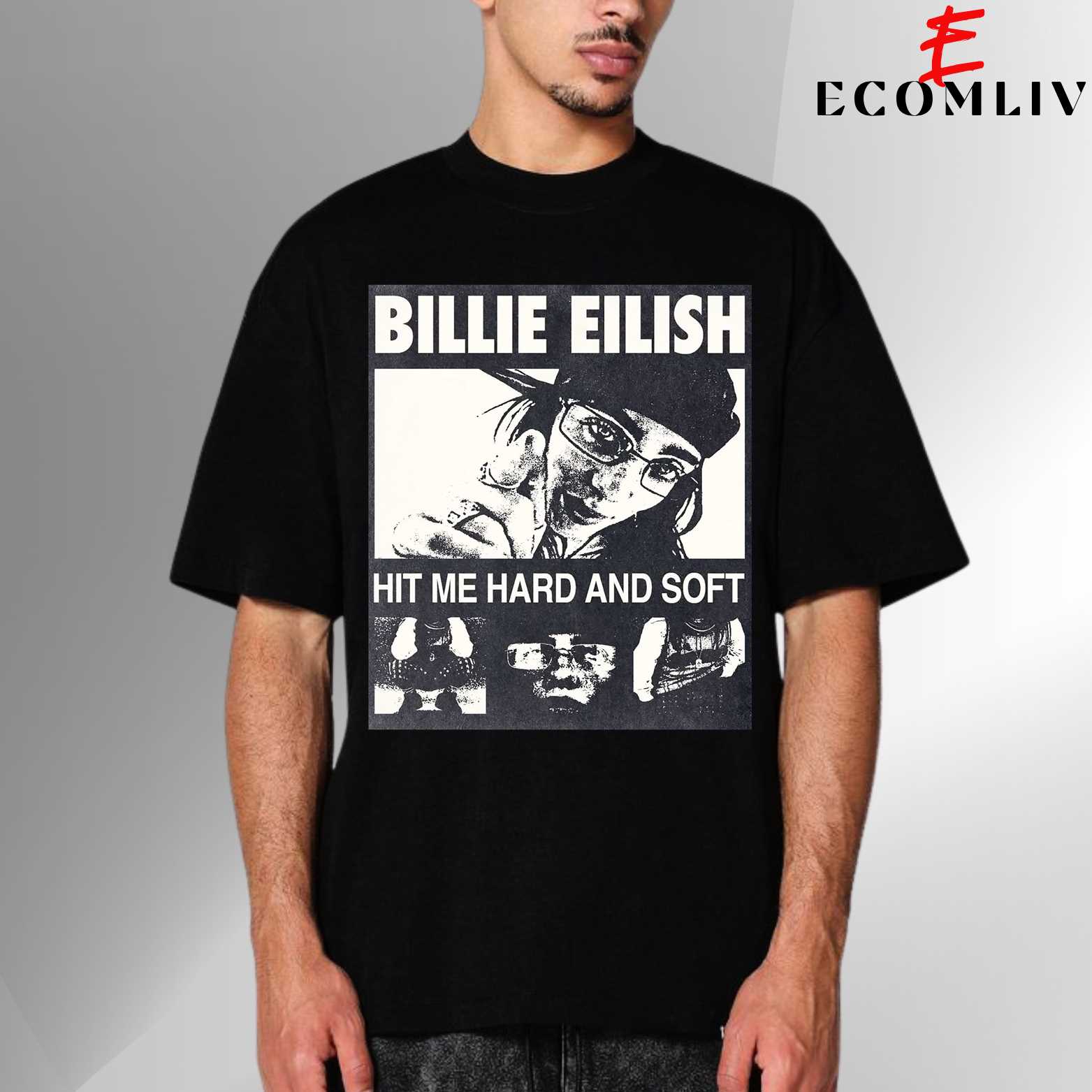 Billie Eilish Hit Me Hard And Soft T-Shirt, Unisex Tee